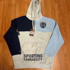 NWT!! Men’s Mitchell & Ness Sporting Kansas City collab Hoodie